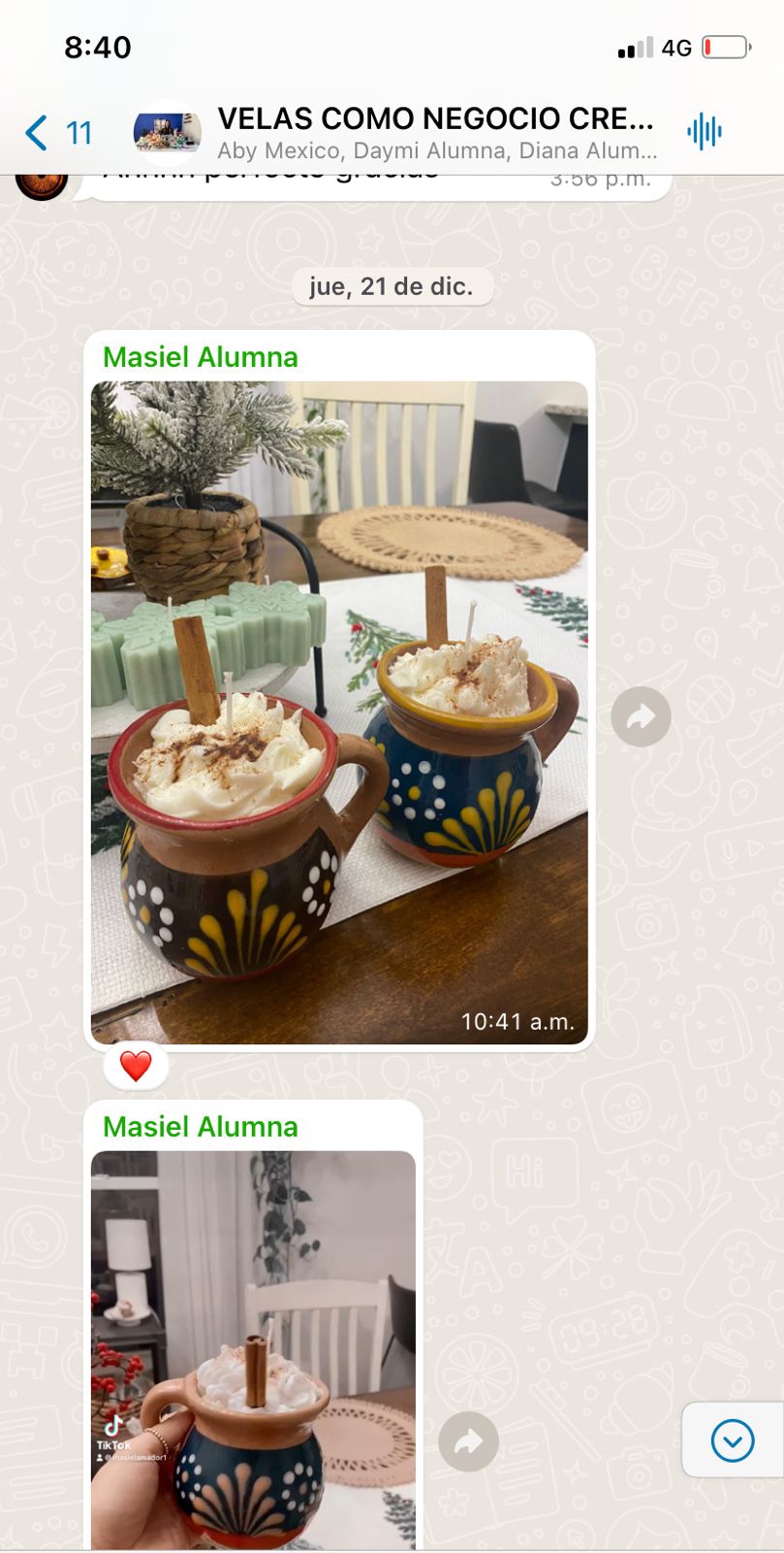 Resultado de alumna